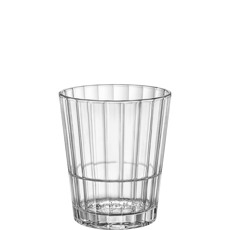 Bicchiere Da Whisky Leonardo Rock 180 Ml | Vetro Trasparente Stile Talleyrand | Classico Ottagonale 13382