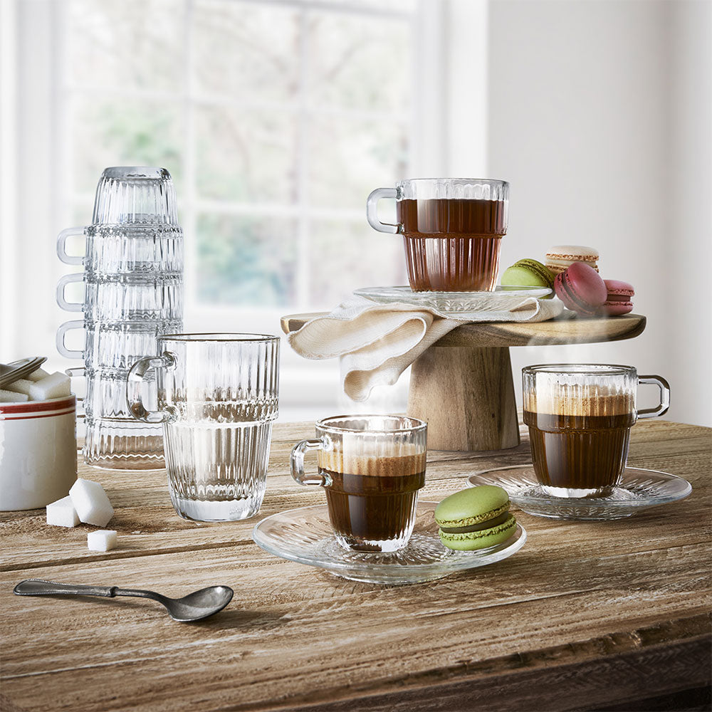Red Rocks Tazze Da Caffè In Vetro Borosilicato A Doppia Parete – Set Da 2, Termiche, Con Manico, Trasparenti, Per Bar E Casa - 4