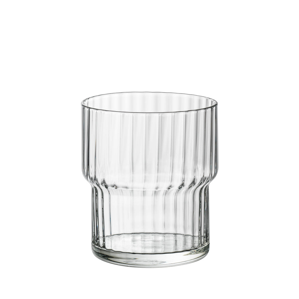 Exclusiva DOF Bicchiere Whisky Impilabile 39 cl In Vetro Set da 12 Pezzi