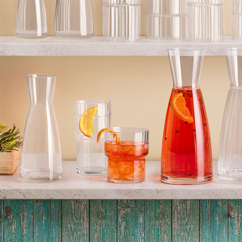 Exclusiva Long Drink Stackable Cocktail Glass 44 cl in Glass Set of 12 Pieces 7