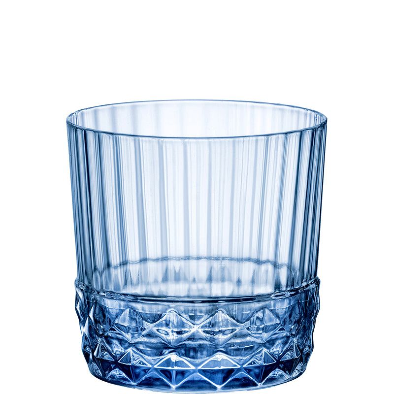 America 20s Bicchiere Rocks 30 cl Sapphire Blue Set 6 pezzi