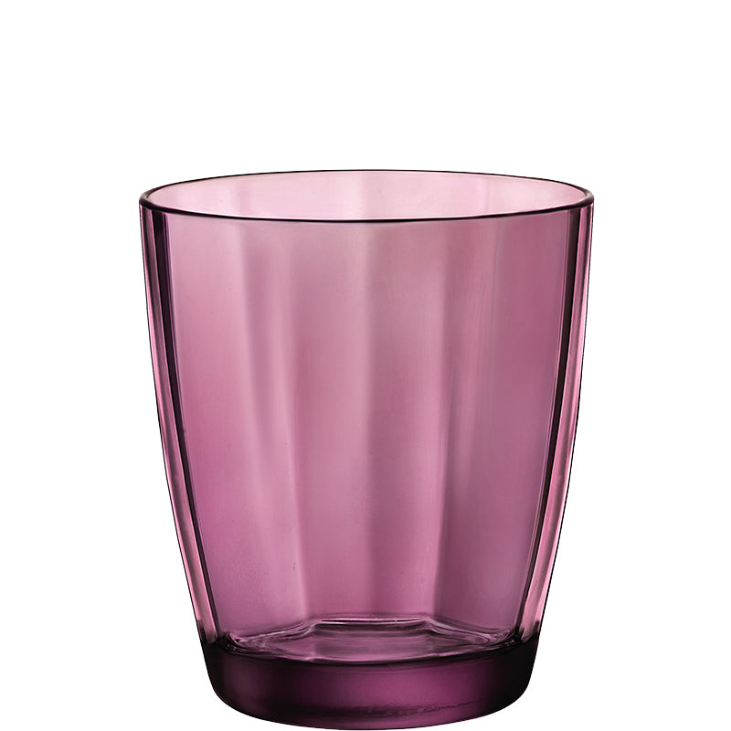 Pulsar Rock Purple Water Glass 30 cl Set of Colored Glass