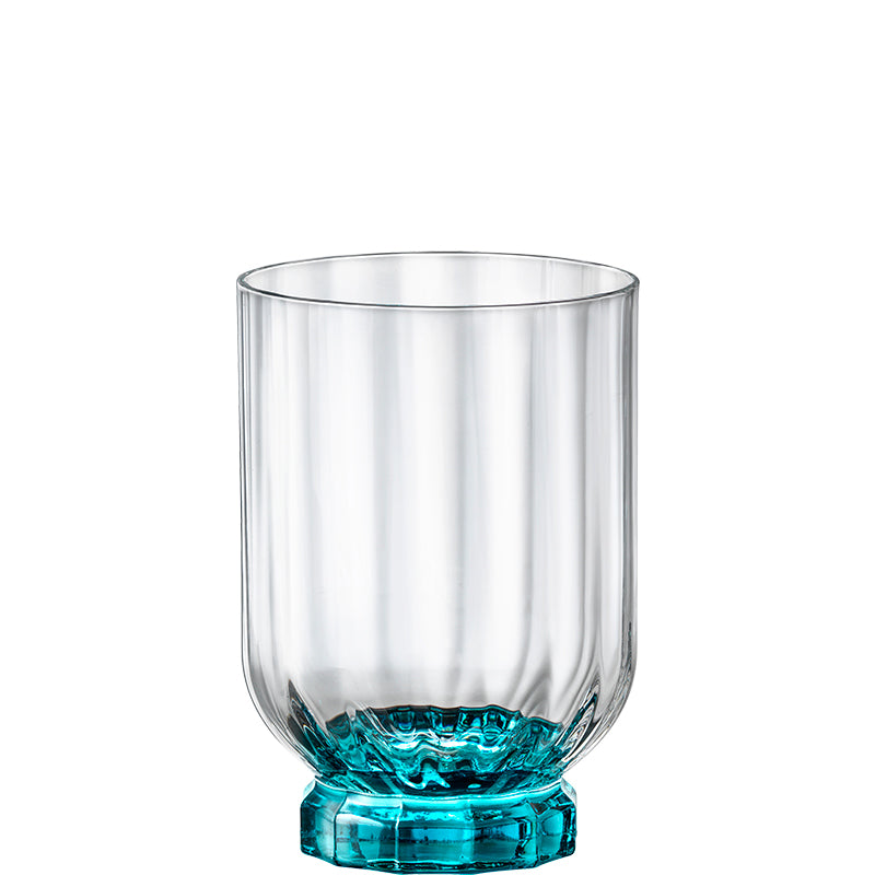 Florian Lucent Blue Bicchiere Dof & Negroni 37,5 cl Set 6 Pezzi