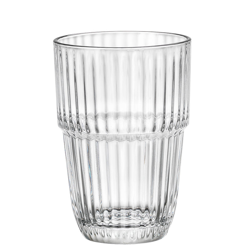 Barshine Bicchiere Long Drink 38 cl Set 6 Pz Impilabile In Vetro Temperato
