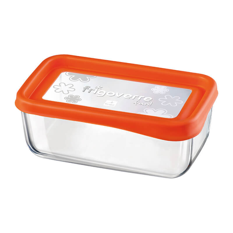 Frigoverre Fun 21x13 cm System Contenitore Per Alimenti Arancione