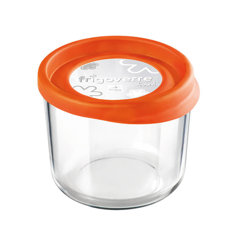 Frigoverre Fun 12 cm Contenitore Per Alimenti Alto Arancione