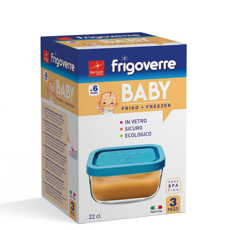 Frigoverre Classic Set Baby 3 pz 10x7 cm Contenitore Alimentare