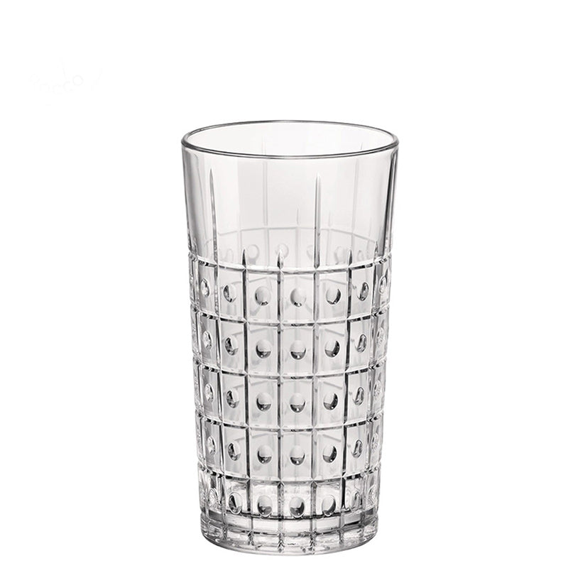 Este Bicchiere Long Drink 29 cl Set 6 Pz Vetro Decorato
