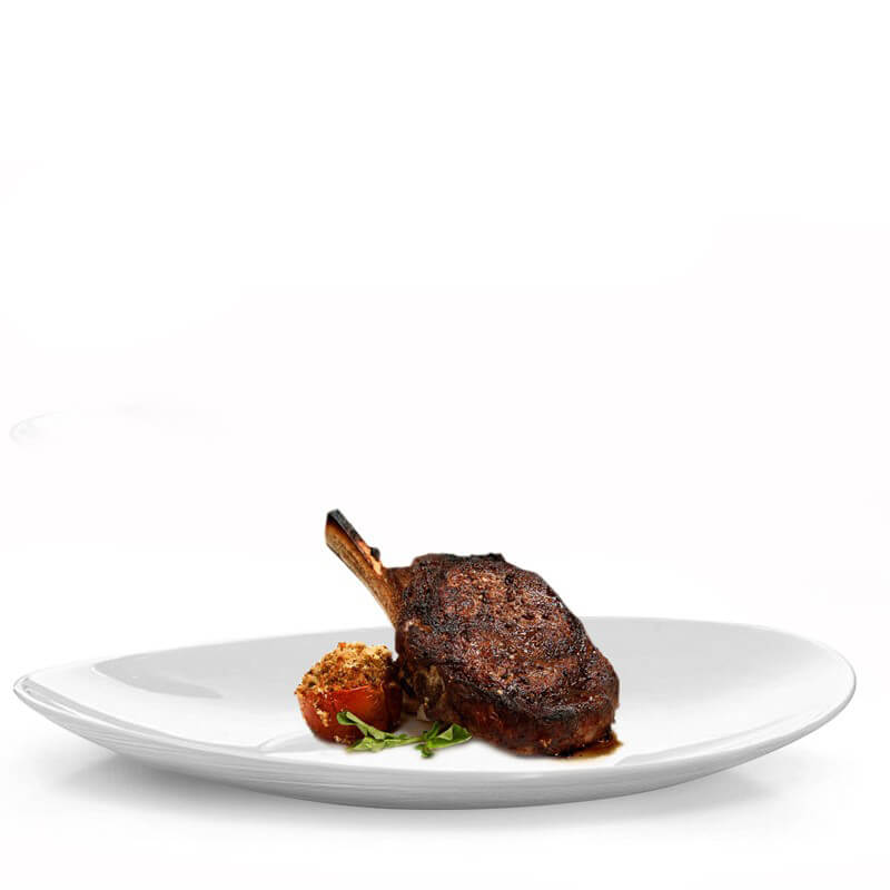 Prometheus Steak Plate Cm 32x26 Opal Glass – Bormioli Rocco