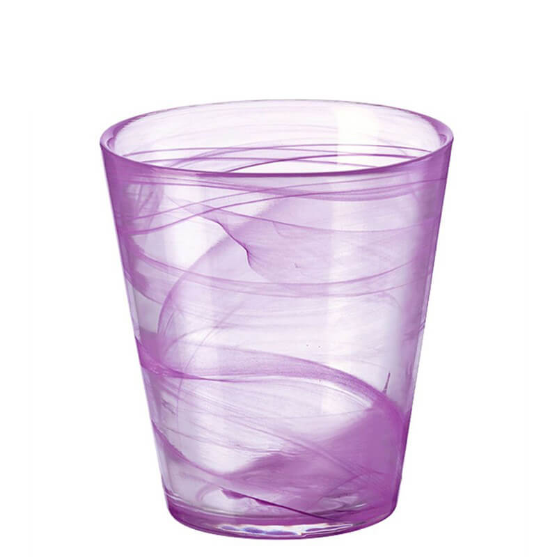Capri Malva Bicchiere 37 cl Set 6 Pz Vetro Colorato
