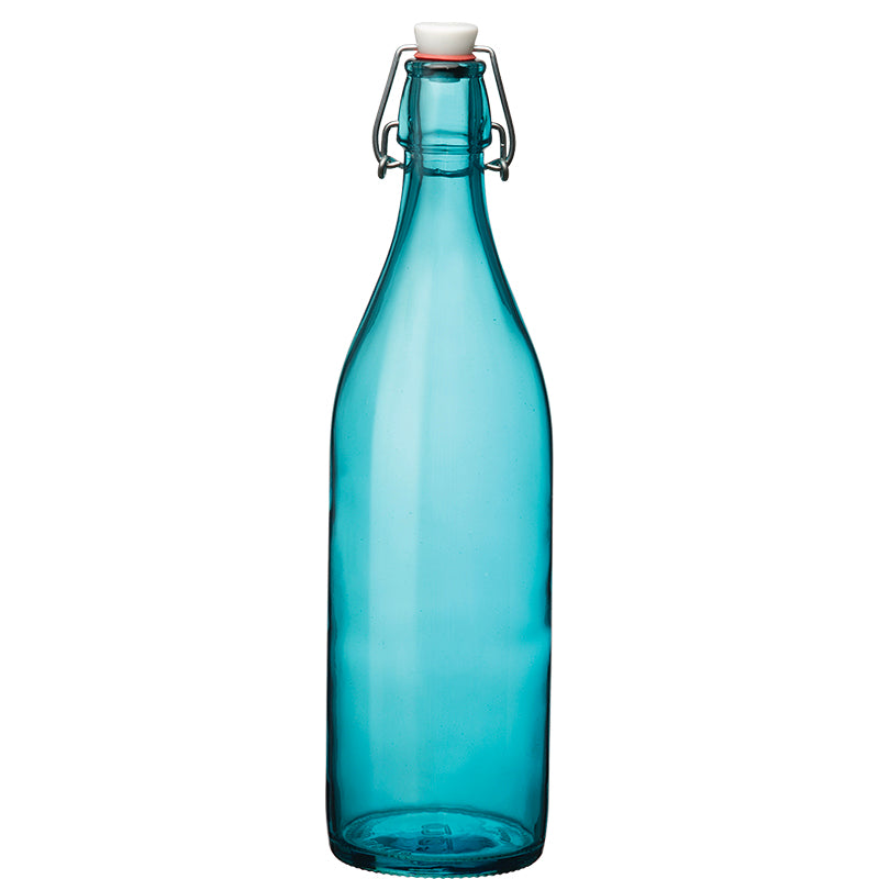 Giara Multicolor Bottiglia Azzurro 100 cl Set 6 Pz