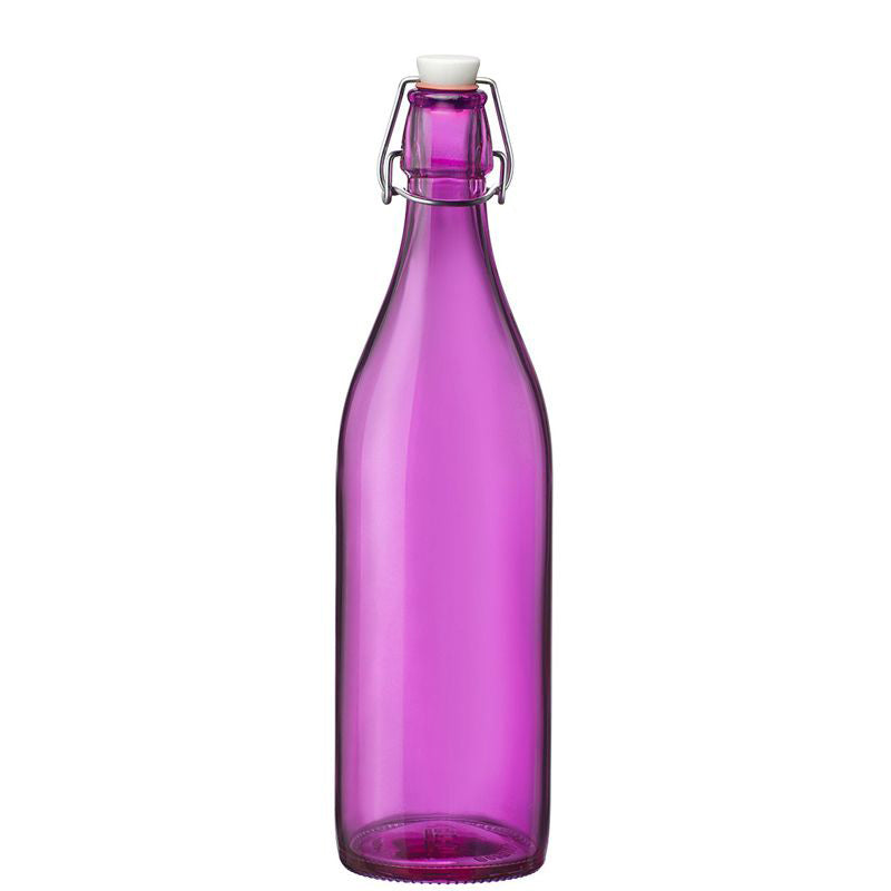 Giara Multicolor Bottiglia Fucsia 100 cl Set 6 Pz
