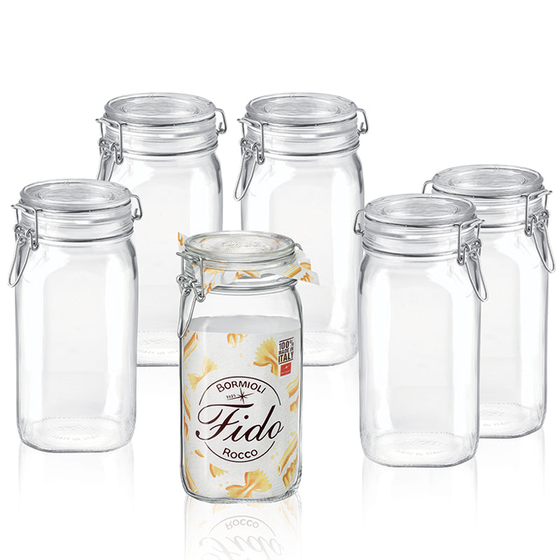 Fido 150 cl Vaso Ermetico Set 6 Pz