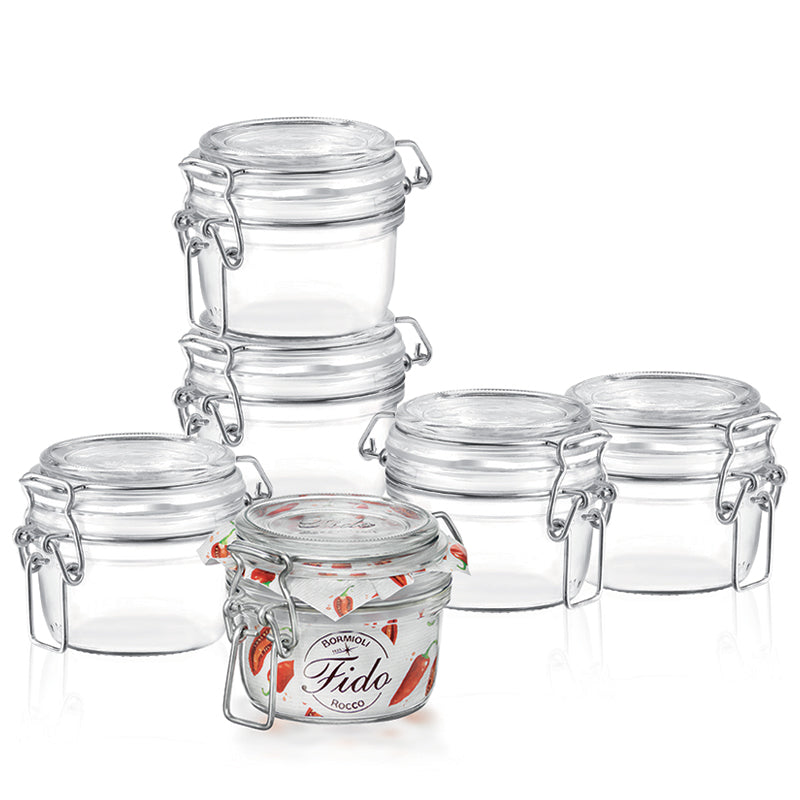 Fido 12,5 cl Vaso Ermetico Set 6 Pz