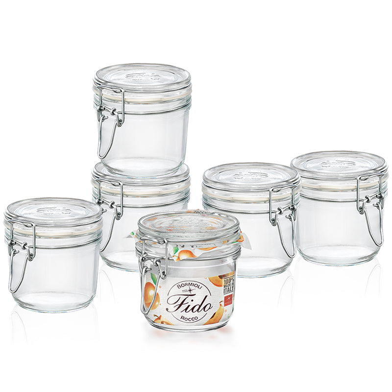 Fido 35 cl Vaso Ermetico Set 6 Pz