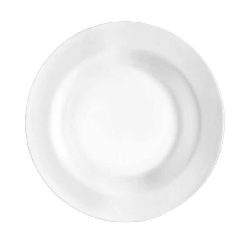 Grangusto Piatto Pasta 29,5 Cm Set 6 Pz In Vetro Opale Bianco