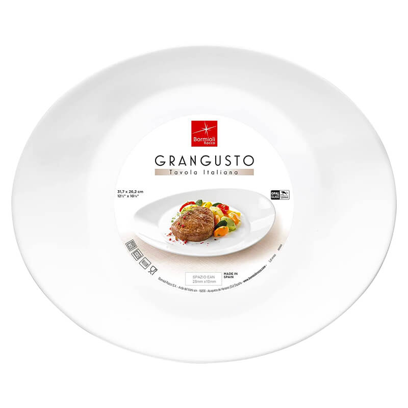 Insalatiera Grangusto Bormioli Rocco - Vetro Opale Bianco, 19 Cm, Lavabile In Lavastoviglie - Foto 4